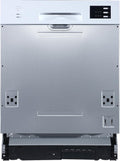 PKM Geschirrspüler, 52 dB, Silber, GSP12-6TI-P/12 Gedecke/6 Programme/1950 Watt/ /Eco-, Glas-, 90 Min-, Schnell