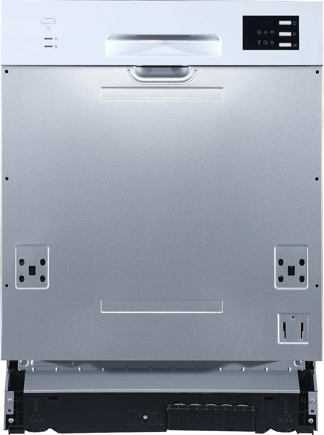 PKM Geschirrspüler, 52 dB, Silber, GSP12-6TI-P/12 Gedecke/6 Programme/1950 Watt/ /Eco-, Glas-, 90 Min-, Schnell