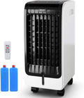COSTWAY Klimaanlage, 75 W, ABS, Weiß, mobile ohne Abluftschlauch Luftkühler Ventilator