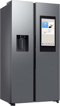 Samsung Side-by-Side-Kühlschrank, 178 cm, 614 l, Silber, RS90F67BETEF Side-by-Side Kühl-Gefrierkombination, AI Kühlschrank mit Gefrierfach