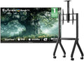 SYLVOX Fernseher, 43 Zoll, Schwarz, Outdoor, 4K Randloser Smart Google TV mit 1000 nits, Sprachassistent, Dolby Atmos