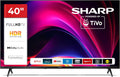 SHARP Fernseher, 40 Zoll, Schwarz, Smart TV, 40HE2745E Smart TV mit Full HD Auflösung und HDR