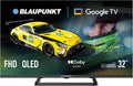 BLAUPUNKT Fernseher, Schwarz, Smart TV, Smart-TV, 32QBG6000S, Full HD LED, Google TV mit Chromecast