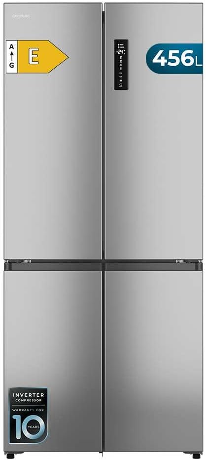 Cecotec Kühlschrank, Silber, 4 Türen Bolero CoolMarket 4D 456 SBI Inox E
