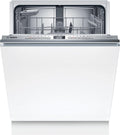 Bosch Geschirrspüler, Silber, Einbau-, Serie 4, 13 Gedecke, SMV4HAX07E