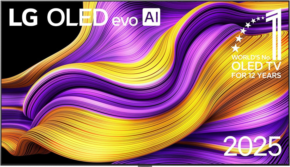 LG Fernseher, 83 Zoll, 210 cm, Schwarz, OLED83G58LW TV 4K OLED evo AI TV (α11 Gen2 4K AI, webOS 25, 120 Hz (VRR bis zu 165 Hz)) [Modelljahr 2025]
