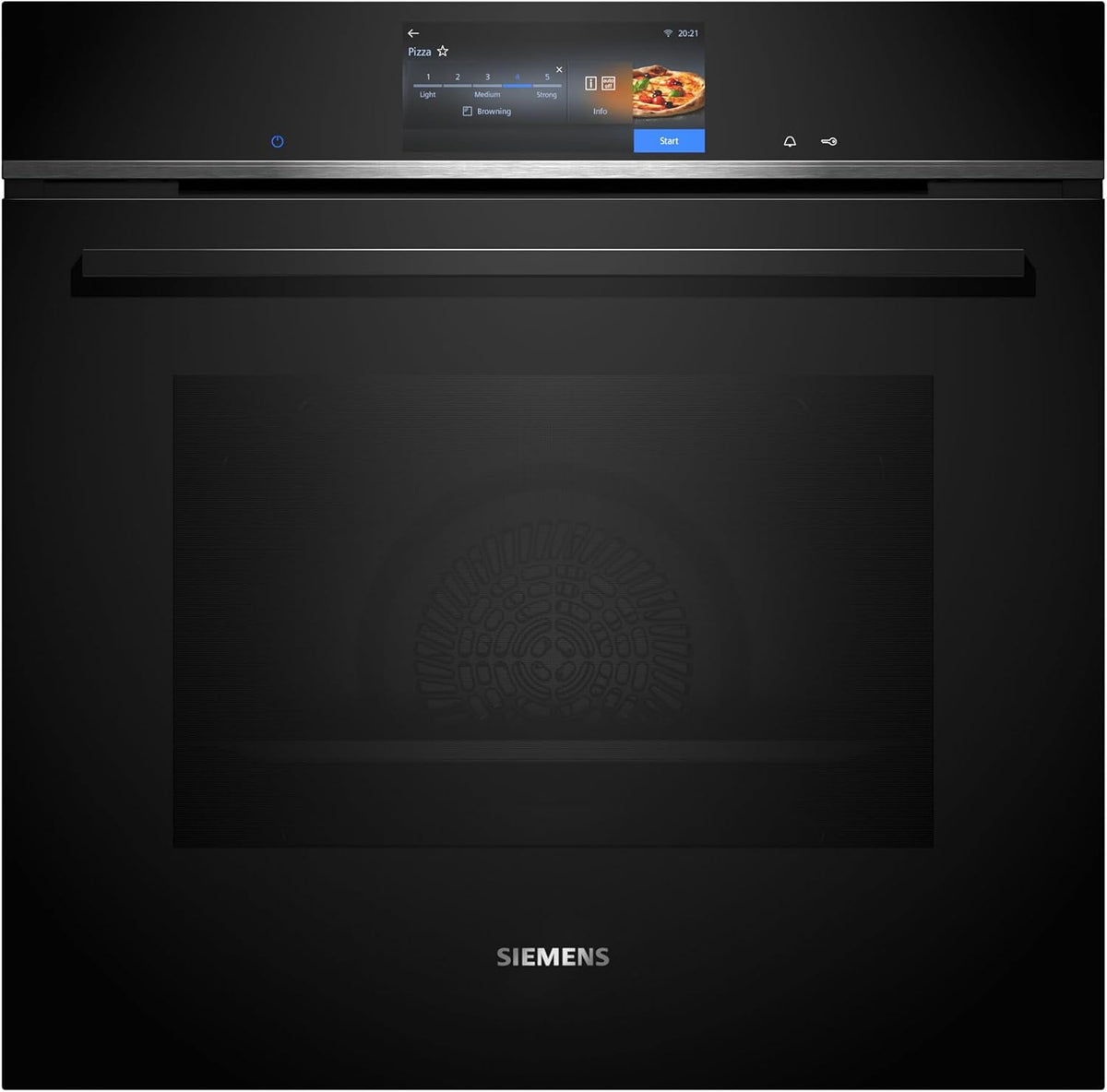Siemens Backofen, 60 x 60 cm, Silber, iQ700 Smarter Einbau- Edelstahl HB778G9B1