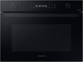Samsung Mikrowelle, 45 cm, Schwarz/Silber, Kompaktofen mit NQ5B4553FBK/U1, 50 ℓ, WiFi-Steuerung, SmartThings Cooking