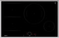NEFF Kochfeld, 80 cm, Schwarz, T58SHS1L0, N 90, Induktions, autarkes Glaskeramik- breit, Twist Touch, Combi Induction