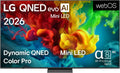 LG Fernseher, 75 Zoll, 190 cm, Schwarz, 75QNED83B6A TV 4K QNED evo Mini LED AI TV (α8 Gen3 4K, webOS 26