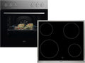 AEG Kochfeld, Schwarz, AH11M Set Einbauherd OU5AE10CM + Glaskeramik HE604000XB