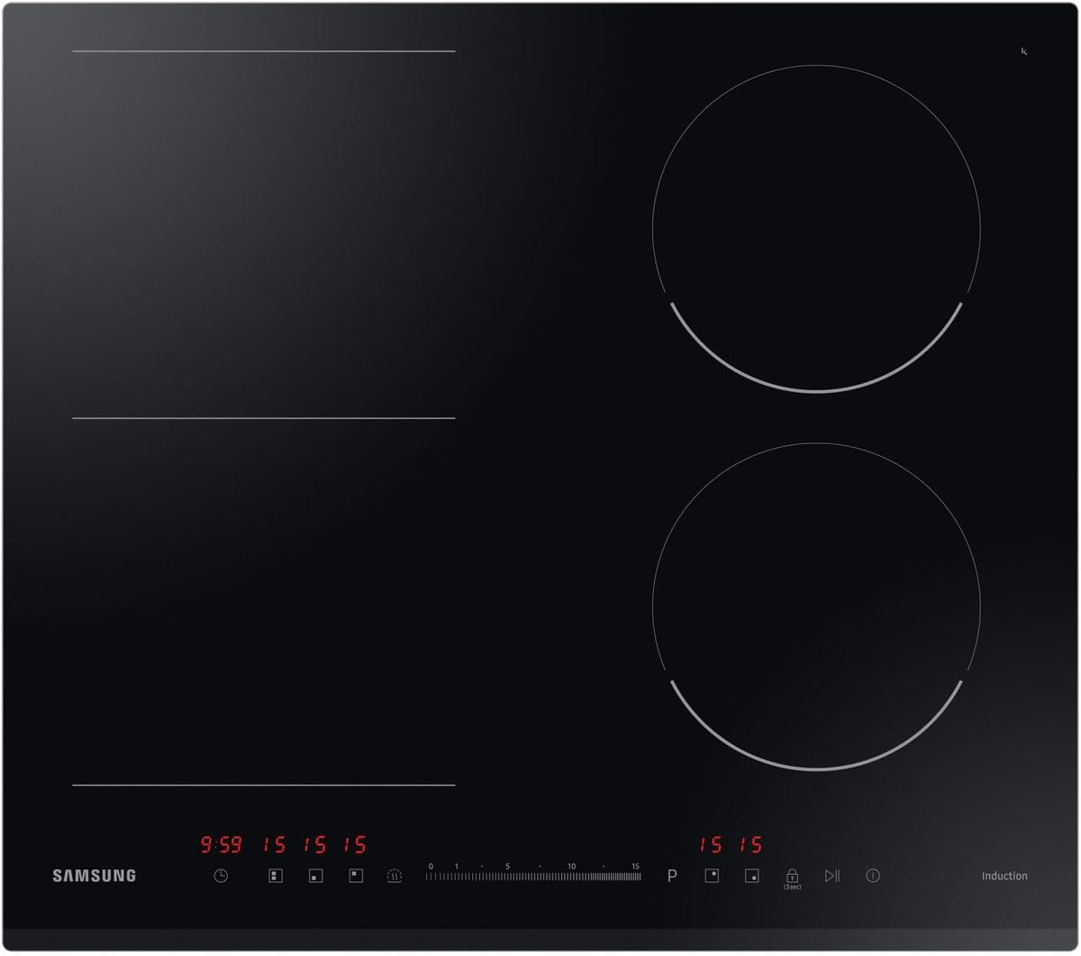 Samsung Kochfeld, 60 cm, Schwarz, NZ64R3747BK Nero Da incasso A induzione 4 Fornello(i)