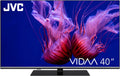 JVC Fernseher, 40 Zoll, Schwarz, Smart TV, LT-40VQF555D QLED VIDAA Smart TV Full HD Auflösung