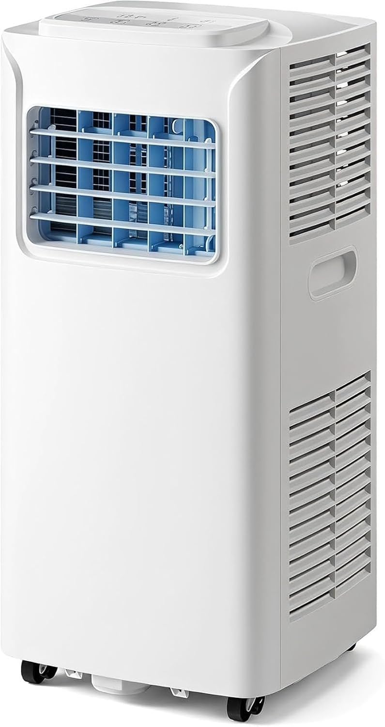 Klimaanlage, 28 m, Weiß, Mobile 12000 BTU, kühlt Räume bis ², Fernbedienung, 24h Timer, 120° Oszillation, 2 Geschwindigkeiten