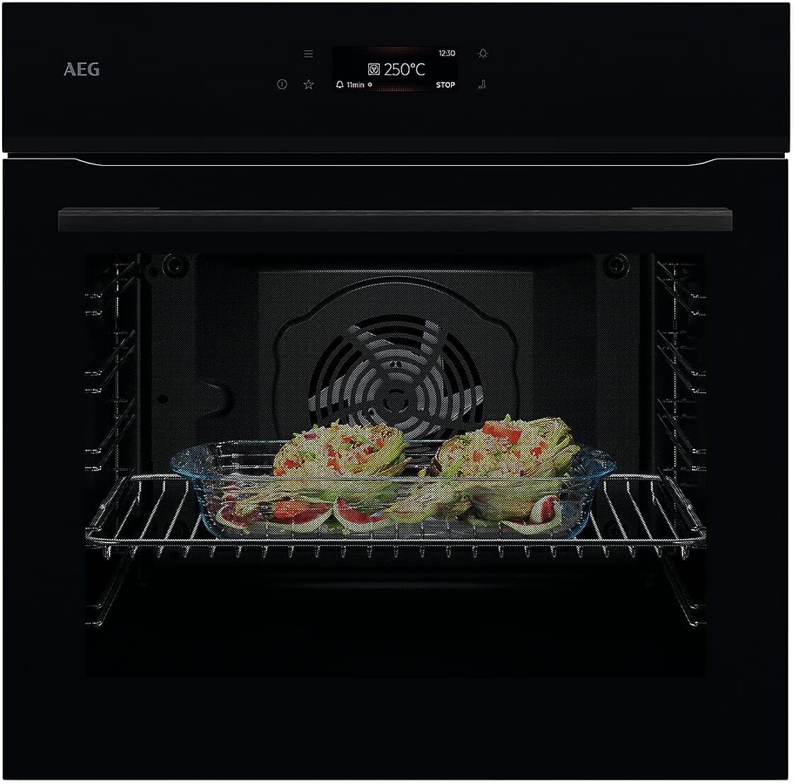 AEG Backofen, Schwarz, NBE7P60SB MealAssist Pyrolyse