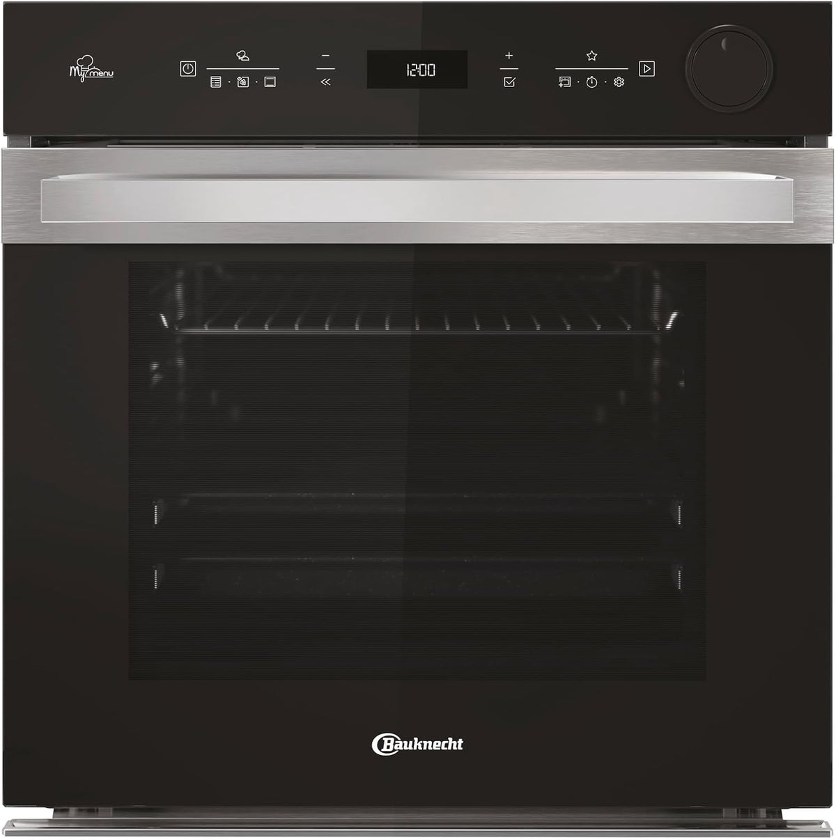 Bauknecht Backofen, Schwarz/Silber, BIK5S DP8F2 ES Einbau Dampf- /Soft