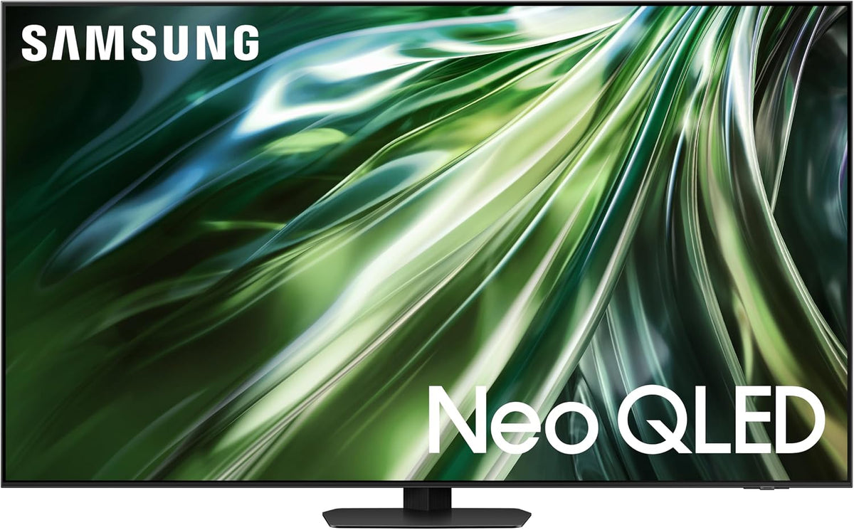Samsung Fernseher, 75 Zoll, 191 cm, Schwarz, Smart TV, Neo QLED 4K QN90D Mit Neural Quantum AI Gen2 Prozessor
