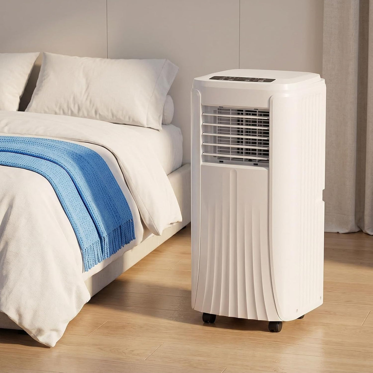 12000 Mobiles Klimagerät, Weiß, BTU Tragbare Klimaanlage, Mobile Kühlung und Luftentfeuchter für Zuhause und Büro