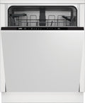 Beko Geschirrspüler, 60 cm, 44 dB, Silber, BDIN16O44 W Spülmaschine vollintegriert, Einbau-, 14 Maßgedecke, Quick&Shine