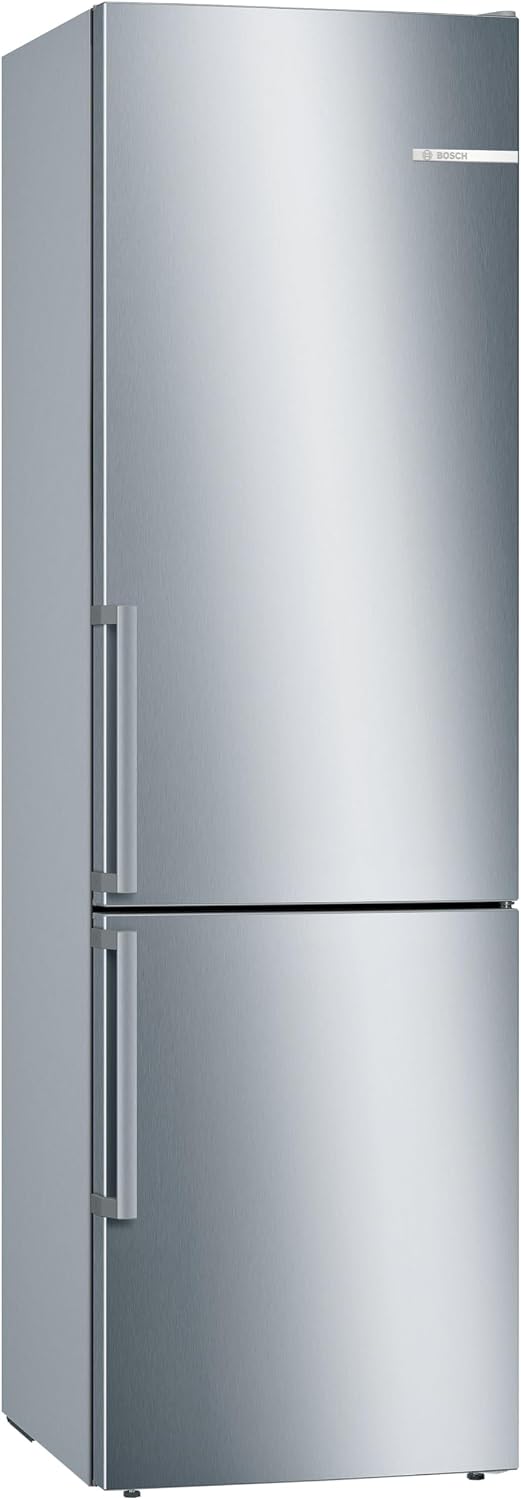 Bosch Kühl-Gefrierkombination, 201 cm, 249 L, 94 L, Silber, Hausgeräte KGE398IBP Serie 6 freistehend