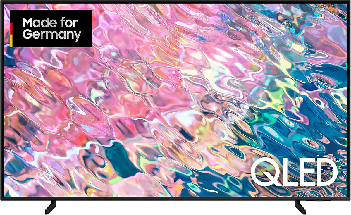 Samsung Fernseher, 65 Zoll, Schwarz, Smart TV, QLED 4K Q60B (GQ65Q60BAUXZG, Deutsches Modell), Quantum HDR, Quantum Prozessor Lite 4K