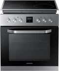 Samsung Backofen, Schwarz/Silber, Herdset F-NB69R5701RS bestehend aus Ceranfeld und Einbau, 69 ℓ, versenkbare Knebel