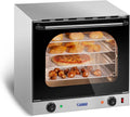 Royal Backofen, 2.400 W, Schwarz/Silber, Catering Heißluftofen Gastro Konvektionsofen Konvektomat, Temperaturbereich 0