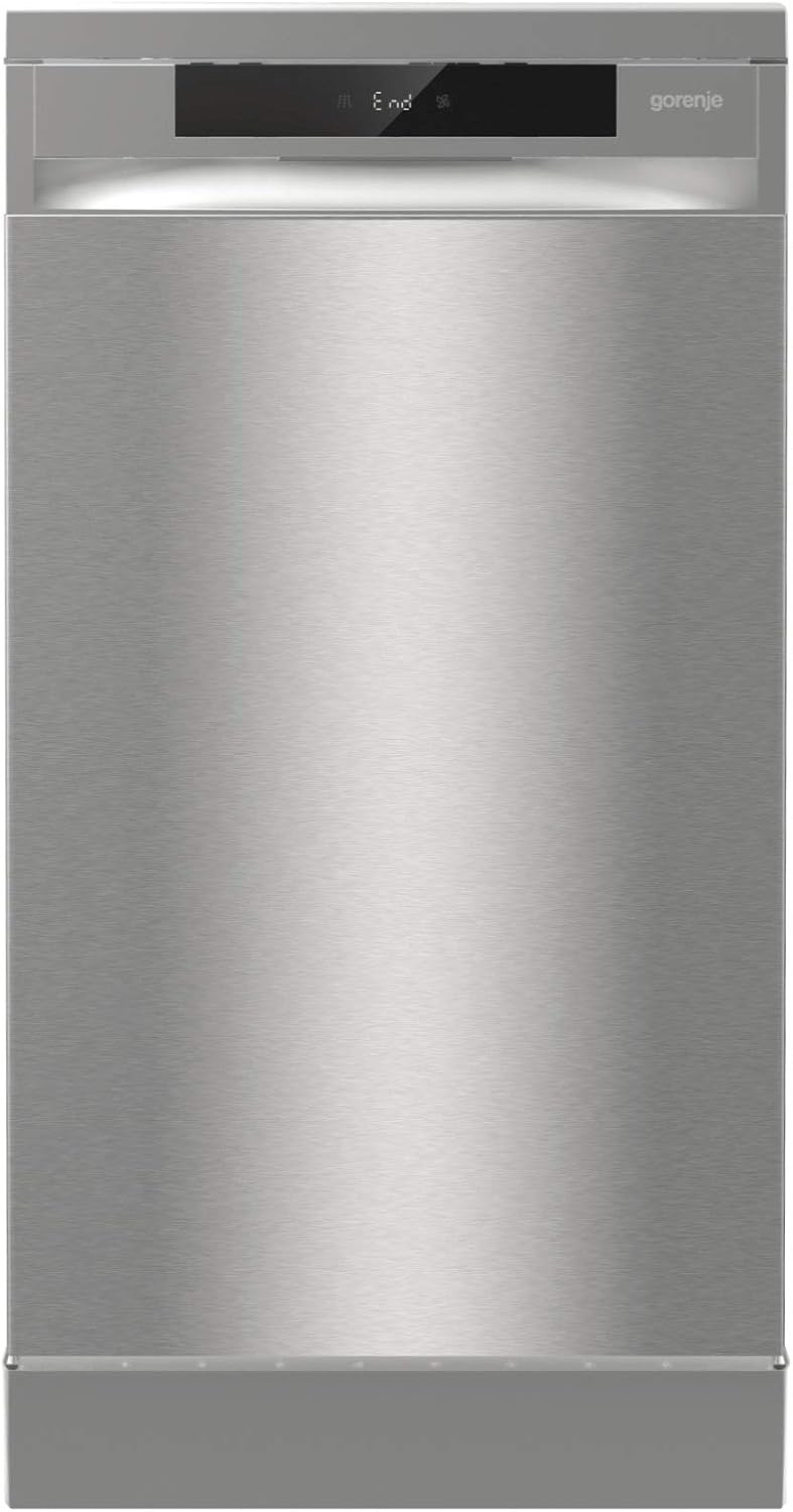 Gorenje Geschirrspüler, 45 cm, Silber, GS 541D10 X freistehend / SuperSilent / 11 Maßgedecke / 5, breit
