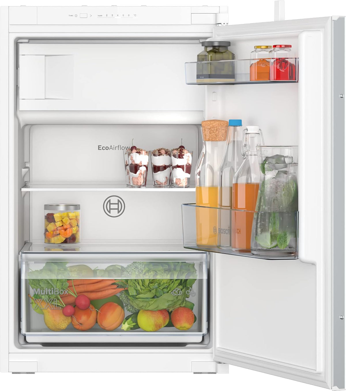 Bosch Kühlschrank, 87.4 x 54.1 cm, 119.0 liters, Weiß, Serie 2 Einbau- mit Gefrierfach KIL22NSE0