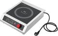 Gewerblicher Kochfeld, 3500 W, 25 cm, 75 kg, Rostfreier Stahl, Silber, Induktionsherd, Induktions mit 10 Leistungsstufen & Timer