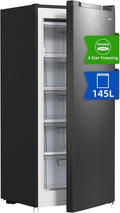 CHiQ Gefrierschrank, 145 L, Weiß, Wechselbarer Türanschlag ( Manuelle Abtauung)