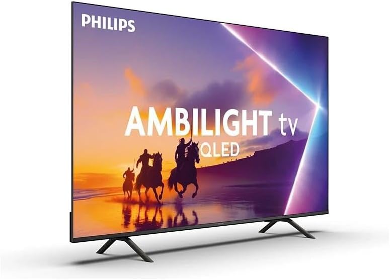 55PUS8450/12 Fernseher, Schwarz, Smart TV, TVC LED 55 QLED SMART TV HDR10 AMBILIGHT WIFI 3HDMI 2USB