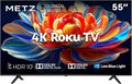 METZ Fernseher, 55 Zoll, 139 cm, Blau/Schwarz, Smart TV, Blue Roku TV, 4K UHD Smart TV, mit Triple Tuner, mit WLAN