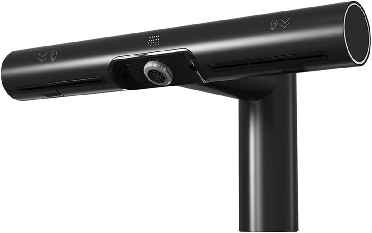 Badezimmertrockner Monitor, Schwarz, Badezimmer-Händetrockner, 2-in-1-Design, automatische Händewasch- und Trocknungsmaschine