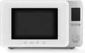 Smeg Mikrowelle, 2100 W, Schwarz/Silber, Kombi- MOC02WHMEU, 9 Fkt, Mattweiß