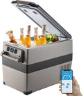 VEVOR Kühlschrank, 45 L, 60 W, Weiß, Auto Kompressorkühlbox für Boot LKW Auto usw. Tragbarer
