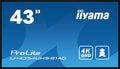 Digital-Signage-Display, 108 cm, Schwarz, iiyama Prolite LH4354UHS-B1AG 42, 5' Digital Signage Display IPS LED Panel 4K UHD VGA DVI