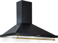 Klarstein Dunstabzugshaube, 591,5 m, 90 cm, 90 cm, Schwarz/Silber, Abluft- mit RGB-LEDs, Leistungsstarke Abzugshaube Leise