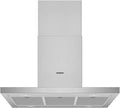 Siemens Dunstabzugshaube, 90 cm, Silber, iQ500 Integrierte Inselhaube Edelstahl LF97BCP50