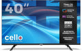 Cello Fernseher, 40 Zoll, Schwarz, Smart TV, C4025TZ Rahmenloser Full HD Smart TV mit Tizen, Cloud Gaming ohne Konsole