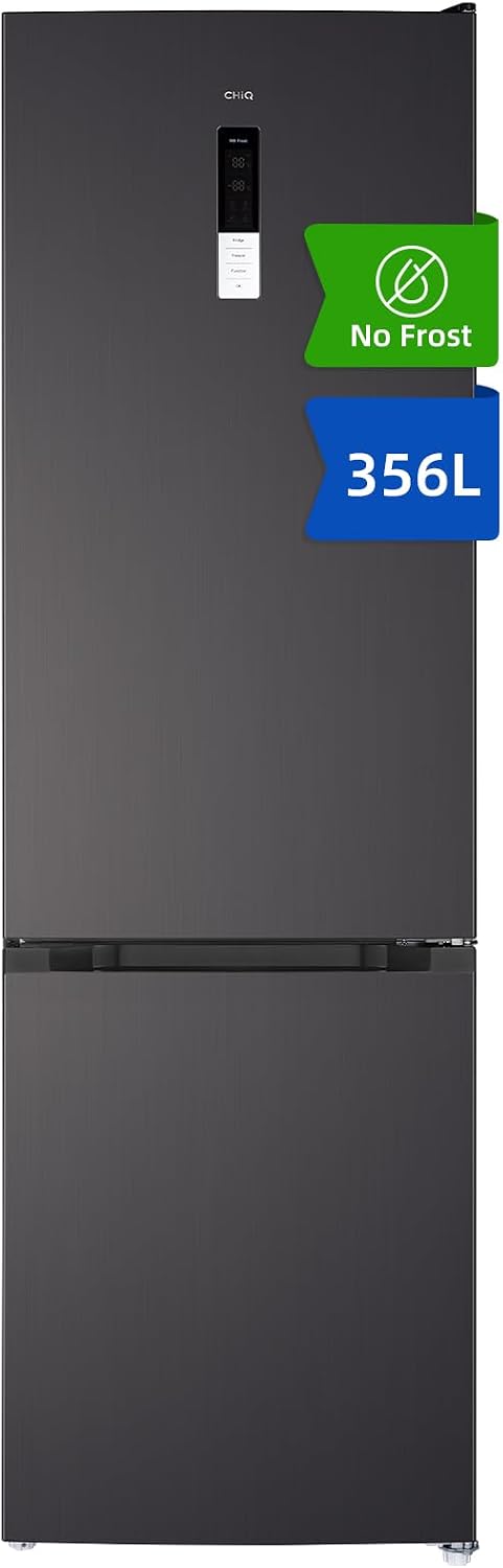 CHiQ Kühlschrank, 200 cm, 356 L, 60 cm, Weiß, mit Gefrierfach No Frost
