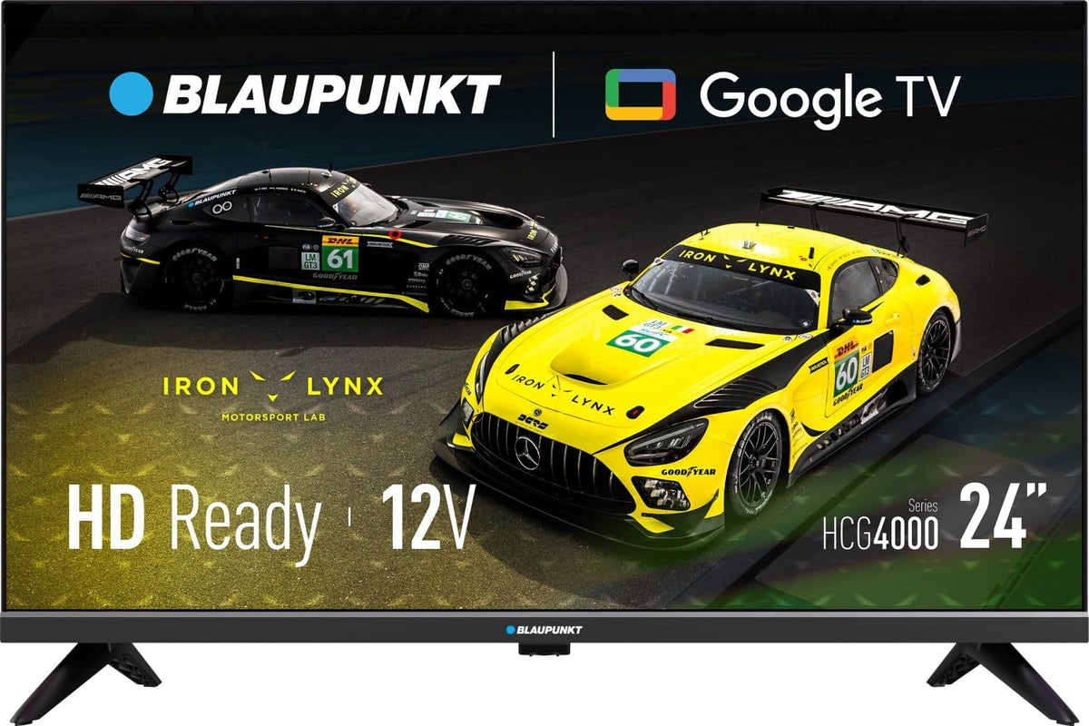 BLAUPUNKT Fernseher, 12 V, Schwarz, Smart TV, 24HCG4000S 24-Zoll Smart TV mit DVB-C/S/S2/T/T2 HEVC Tuner