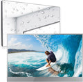 Soulaca Fernseher, Schwarz, Smart TV, 22-Zoll-Spiegel, Smart TV für Badezimmer, Digital/Analog-Tuner, Mirror Panel