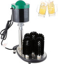 Gläserreinigungsmaschine, 240 W, Edelstahl, Silber, Professioneller Gläserreiniger Aus Edelstahl, Café, Hotel, Restaurant Und Gewerbeküche