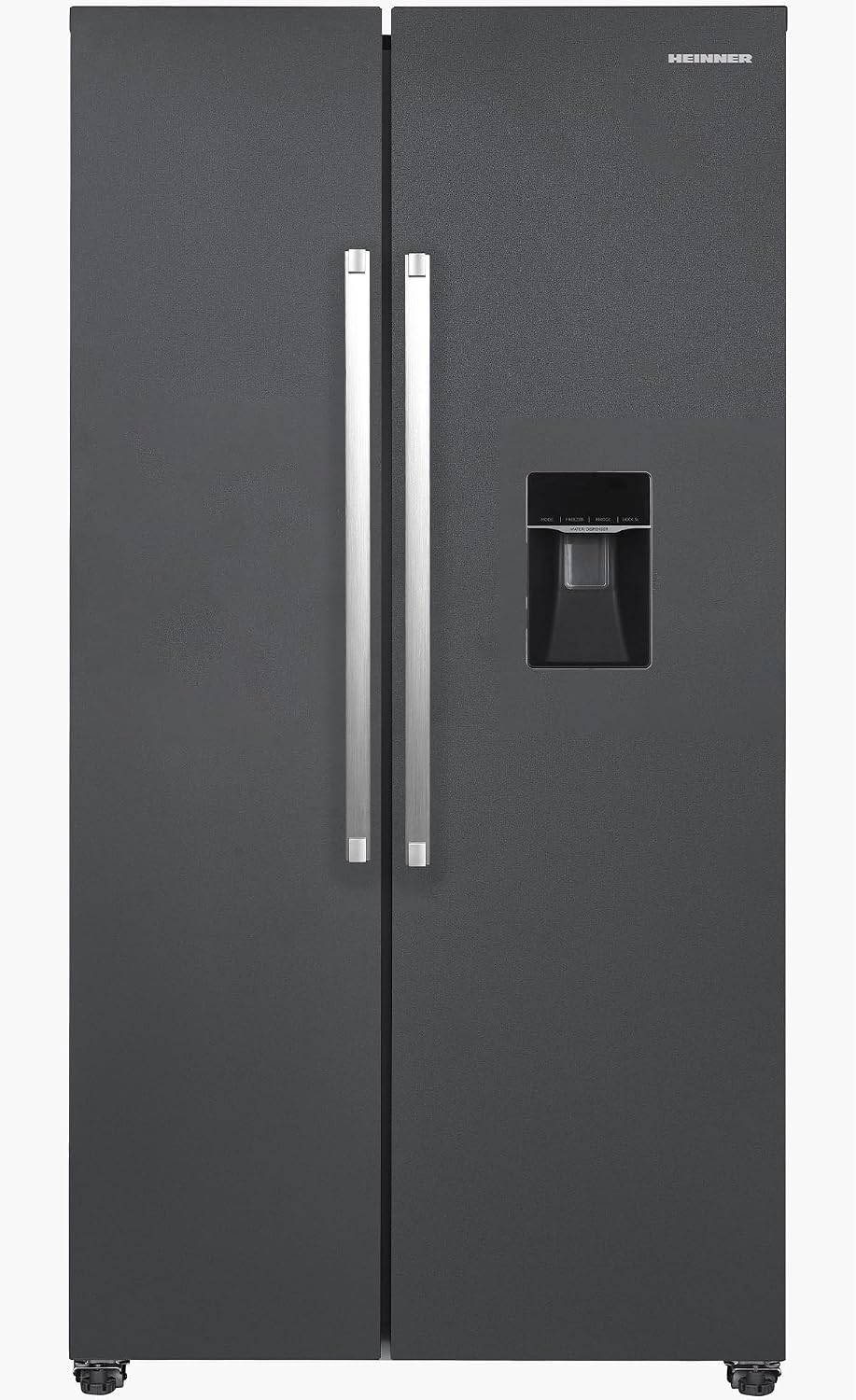 Side Side-by-Side-Kühlschrank, 439 L, Silber, by- Kühlschrank, Total No Frost, Inverter-Kompressor, Wasserspender