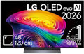 LG Fernseher, 48 Zoll, 121 cm, Schwarz, OLED48C62LA TV 4K OLED evo AI TV (α11 Gen3 4K AI, webOS 26