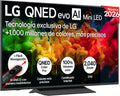 LG Fernseher, 55 Zoll, Schwarz, TV QNED Evo (2026) QNED MiniLED 4K UHD - 55QNED81B6A.AEU