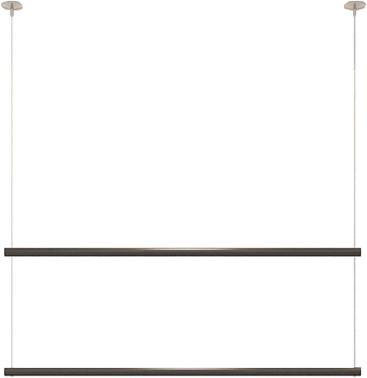Kleiderständer Wohnzimmerschrank, 80 cm, 100 cm, 120 cm, 150 cm, 180 cm, 200 cm, Metall, Schwarz